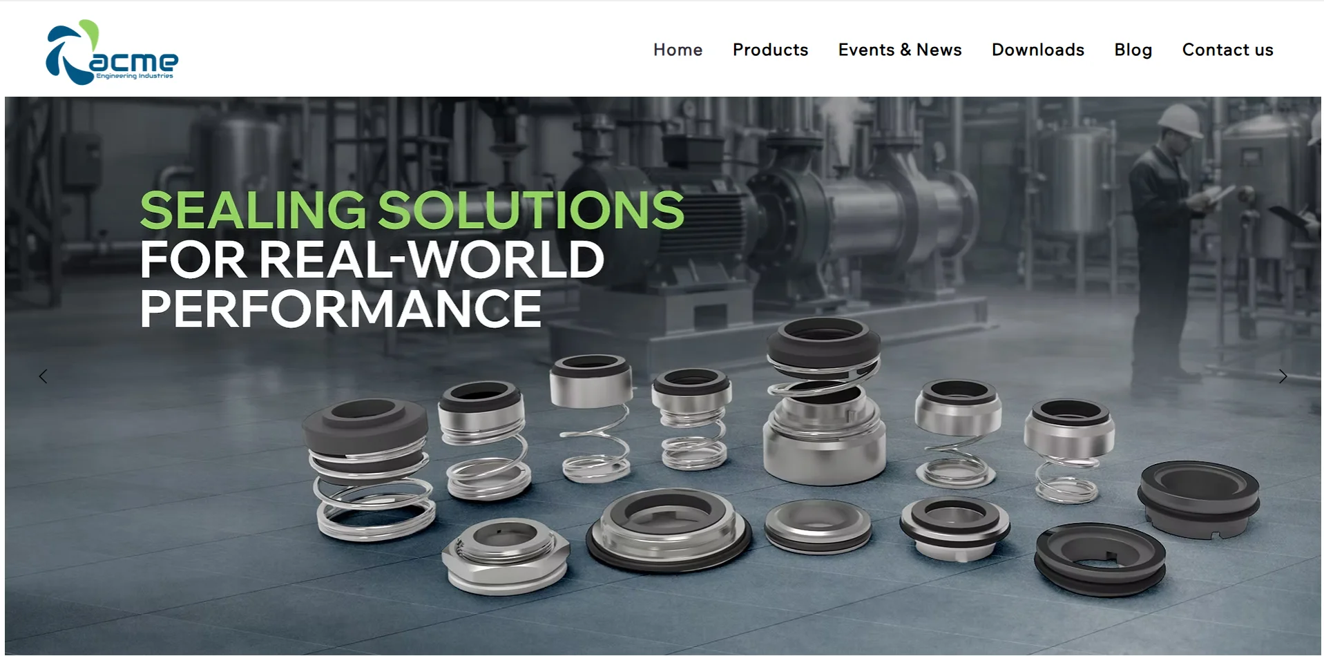 Acme Engineering Industries develops sealing products for industrial applications.
