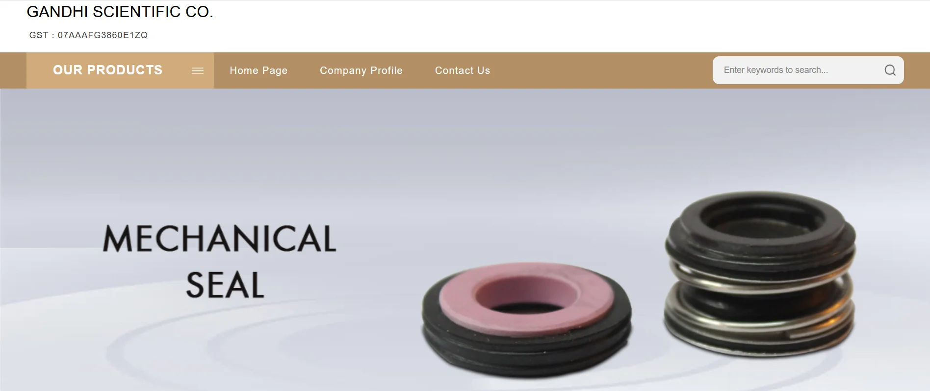 Gandhi Scientific a trusted mechanical face seal manufacturer in Delhi for industries.