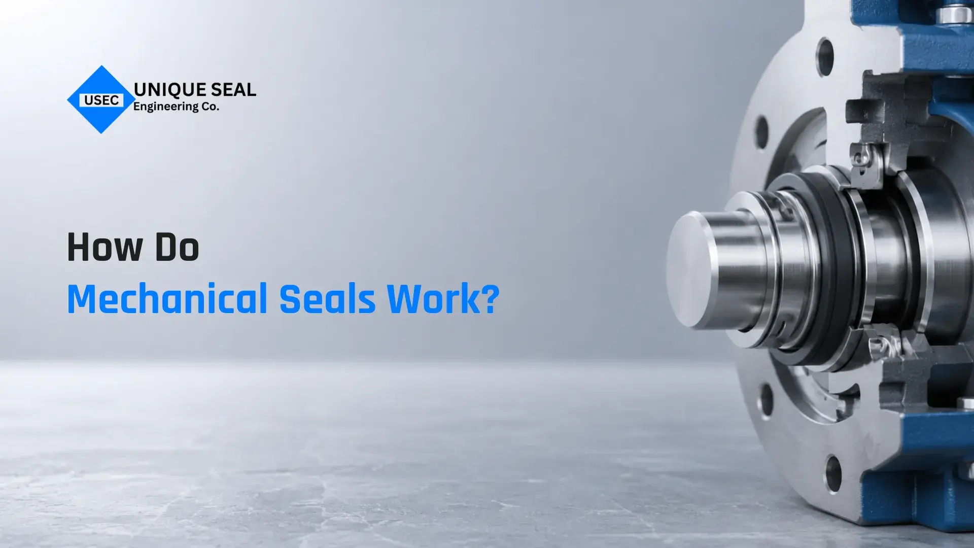 How mechanical seals work in industrial pumps and rotating equipment.