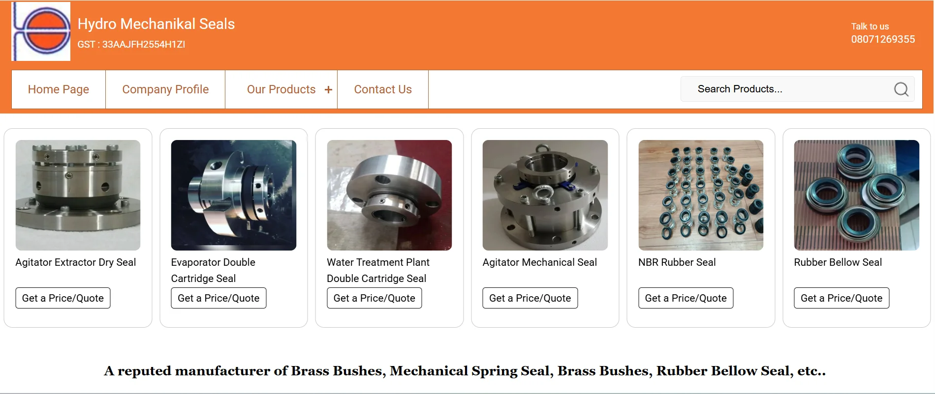 Hydro Mechanikal Seals is a mechanical seal manufacturer in Coimbatore offering custom solutions for different industrial applications.