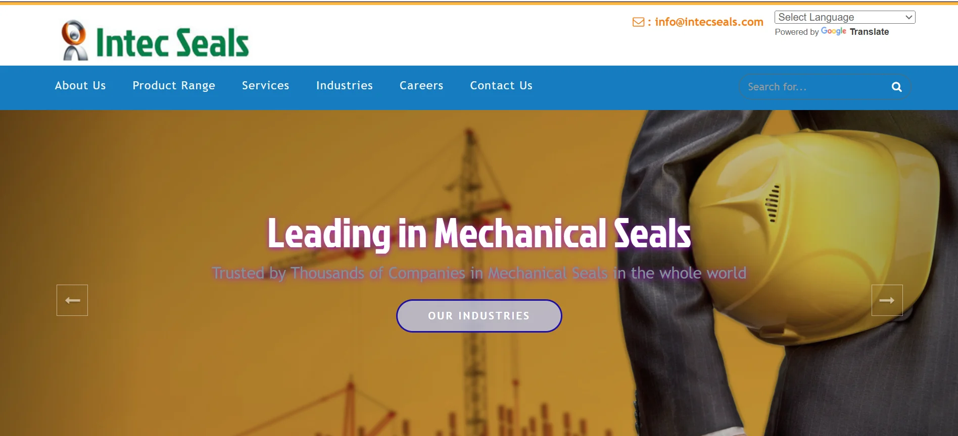 Intec Seals mechanical seal manufacturing companies in Hyderabad.