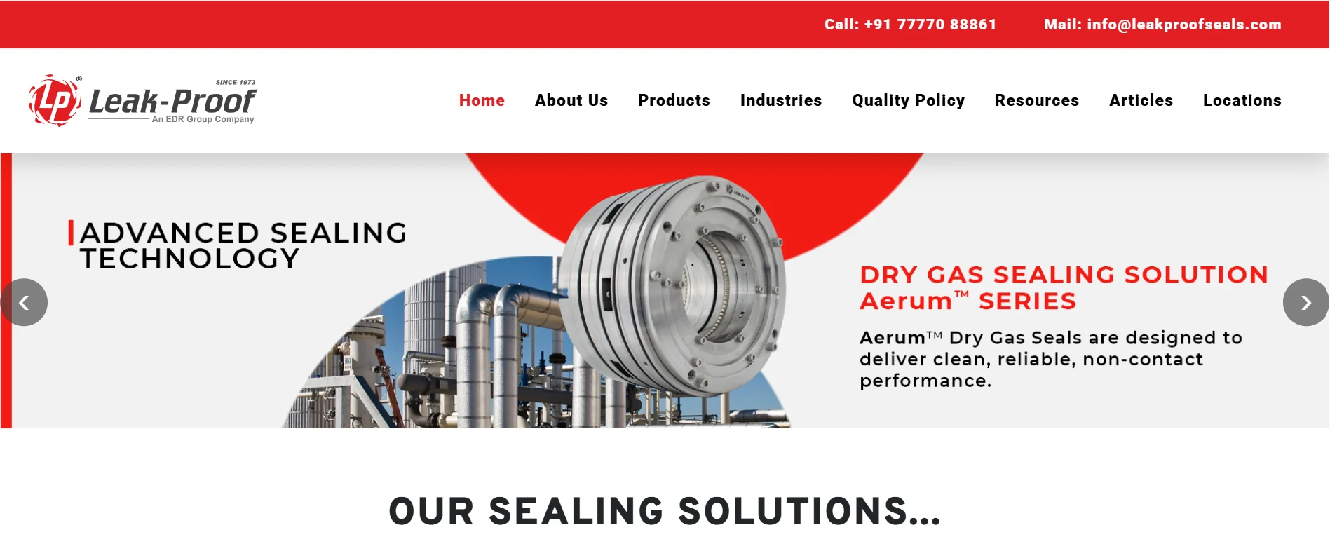 Leak-Proof Engineering is part of the list of mechanical seal manufacturers in Coimbatore.