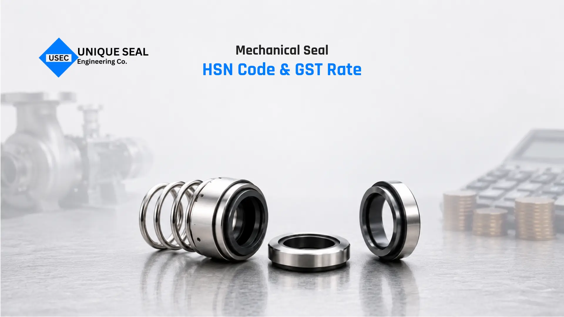 Mechanical seal HSN code and GST rate reference for businesses in India.