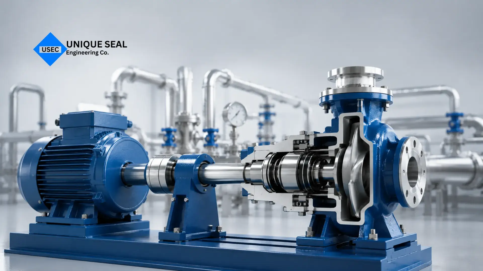 Mechanical seal in pump systems used for fluid sealing and equipment reliability.