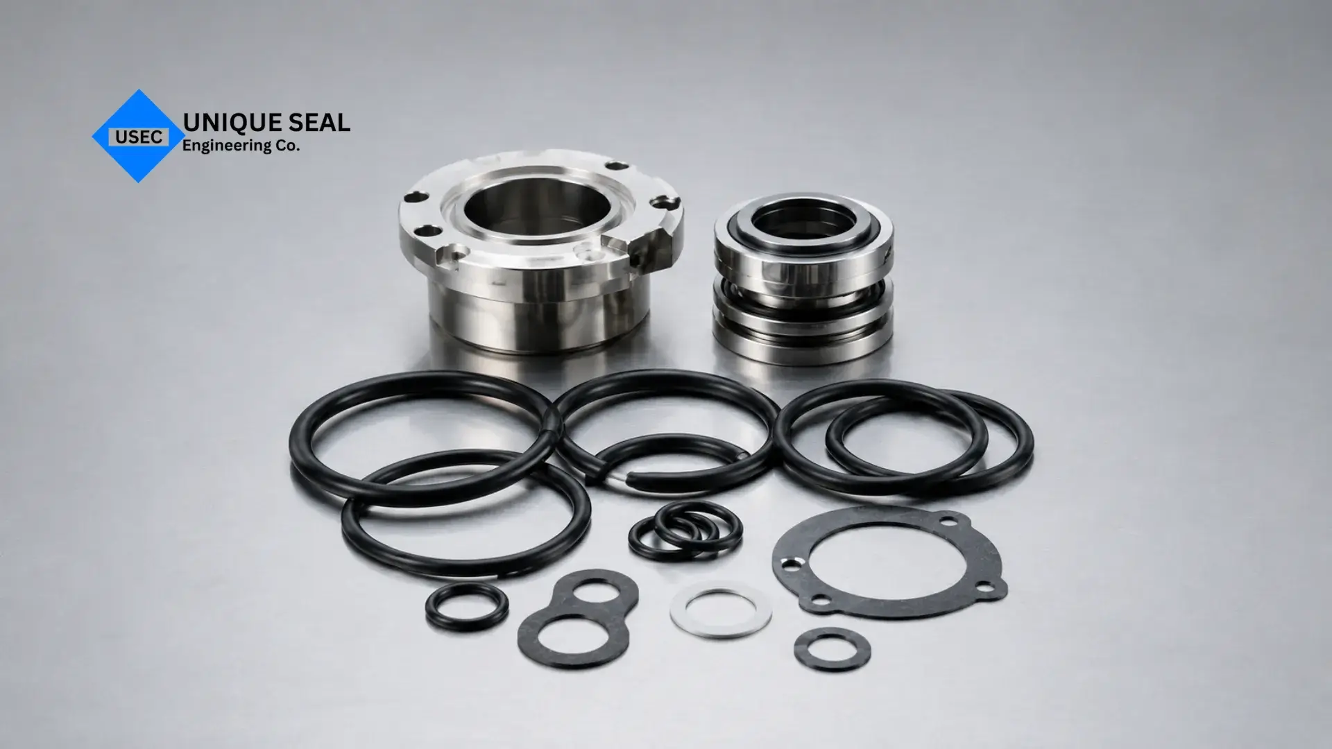 Secondary seals as parts of mechanical seal systems used in pump seals applications.