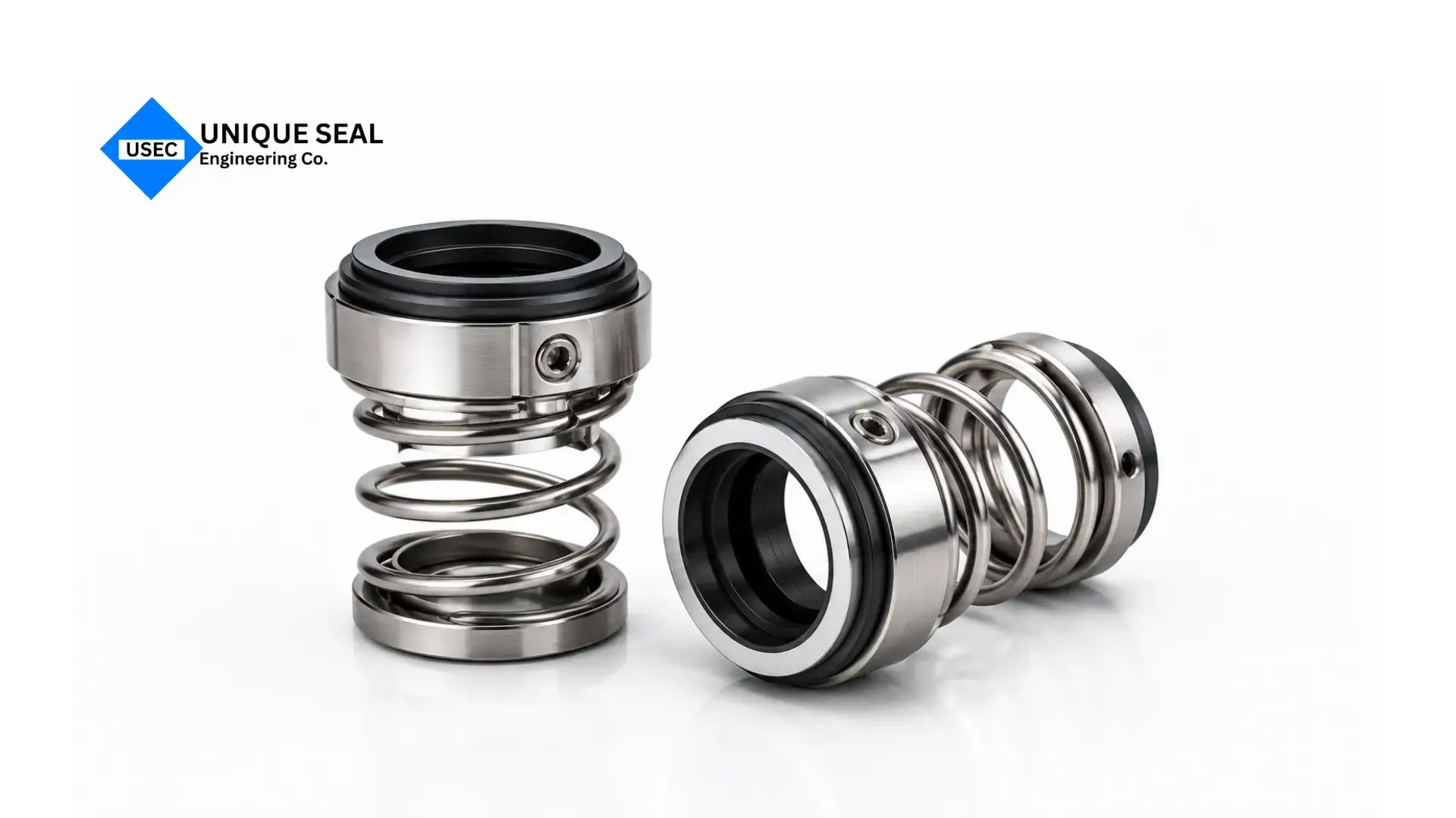Springs as part of mechanical seal systems used in pump seals and fluid sealing applications.