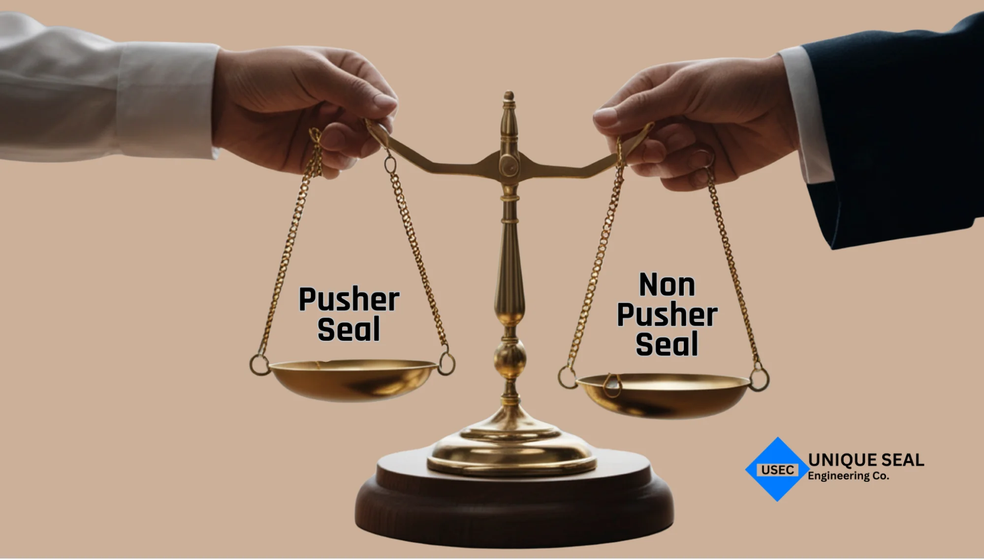 Performance comparison of pusher vs non pusher seal under temperature, pressure, and chemical operating conditions.