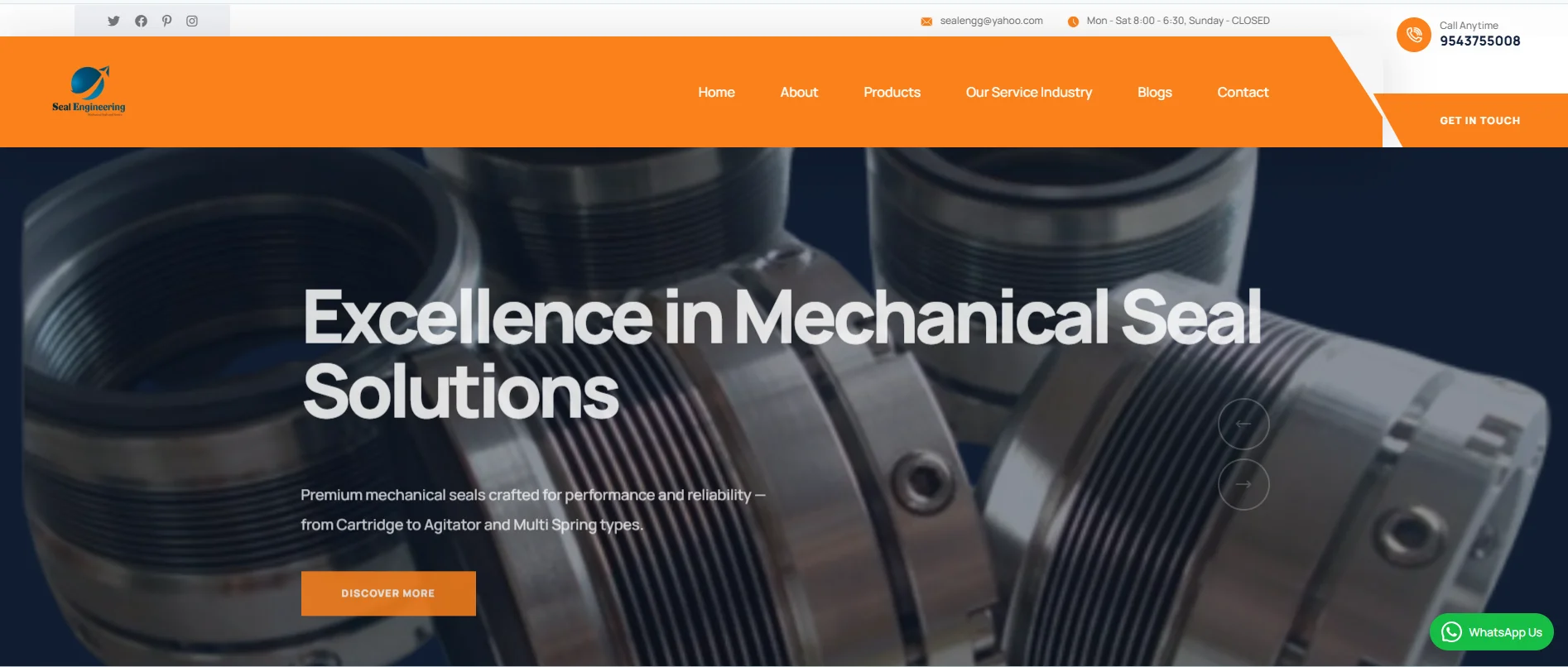 Seal Engineering is part of the list of mechanical seal manufacturers in Coimbatore known for durable industrial sealing products.