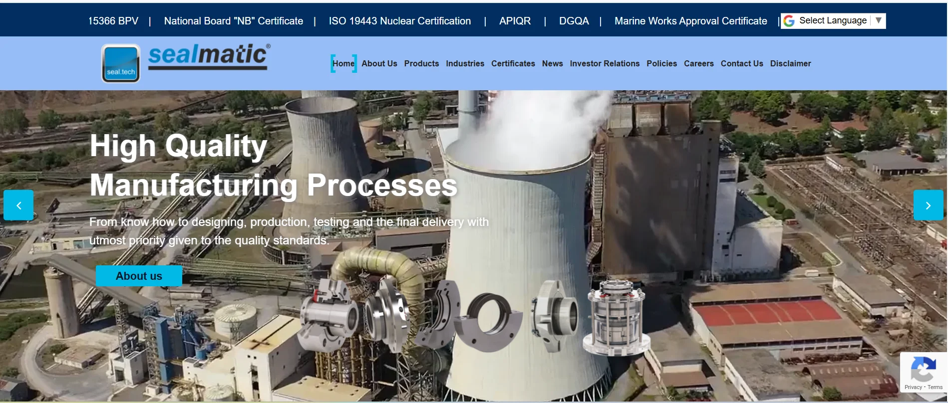 Advanced mechanical sealing systems designed by Sealmatic India for demanding industrial applications.