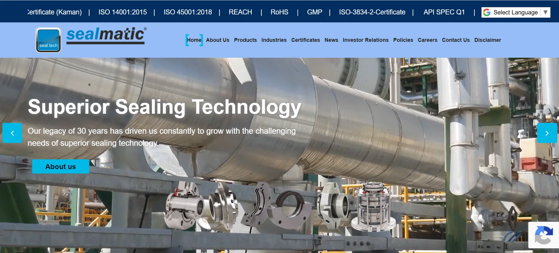 Sealmatic mechanical seal manufacturers in Pune.