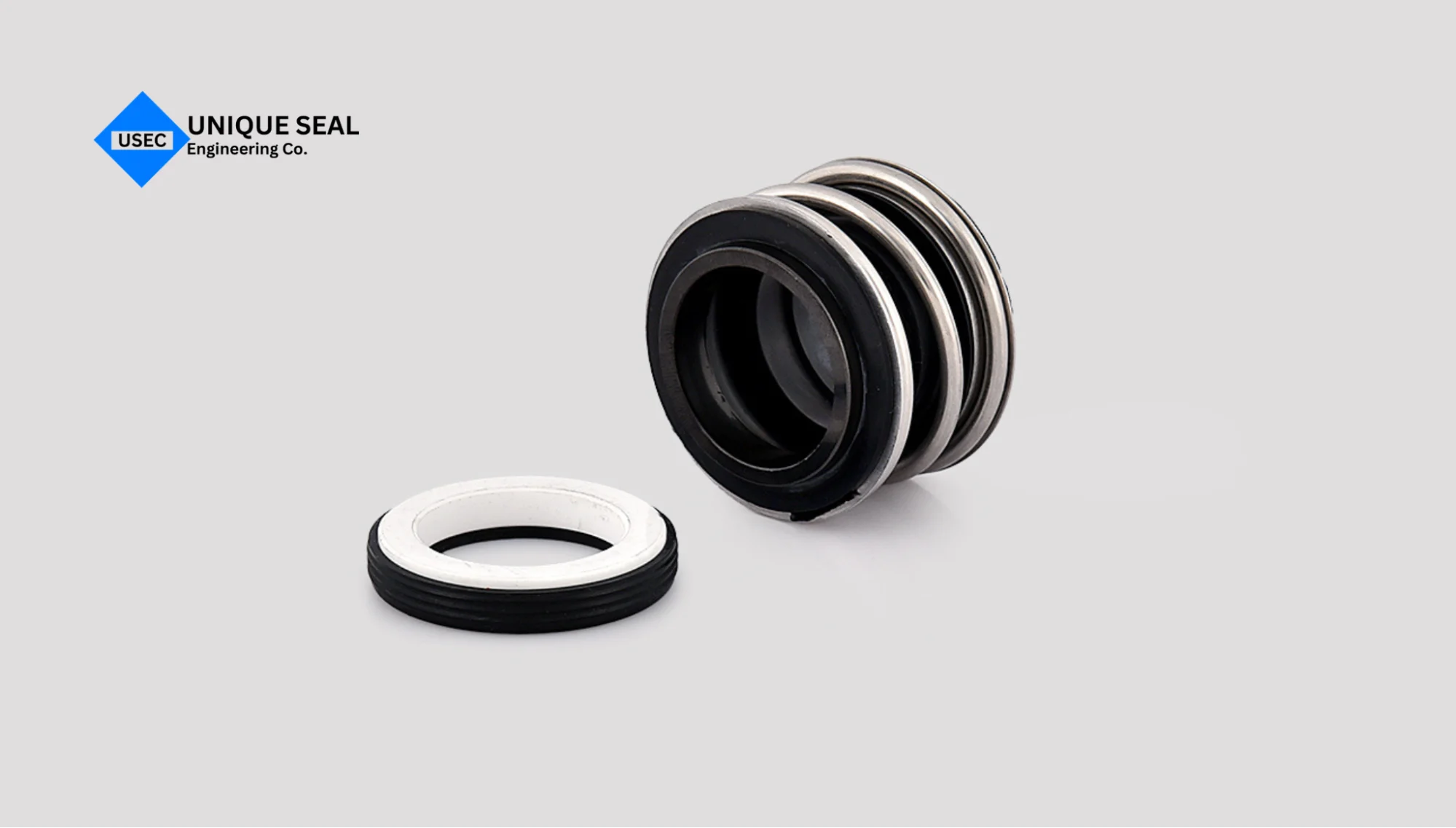 Slurry mechanical seal type for abrasive fluid handling.