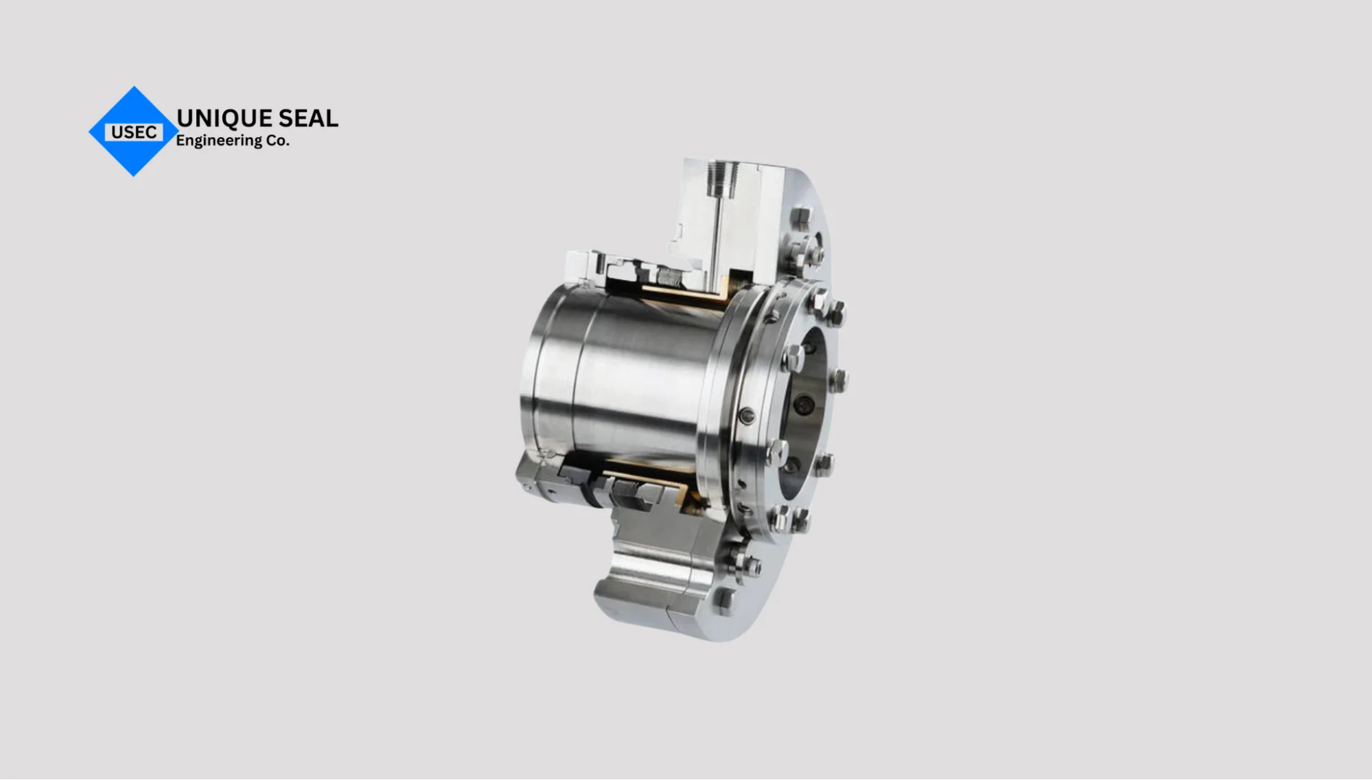 Split mechanical seal type for large pump shafts.
