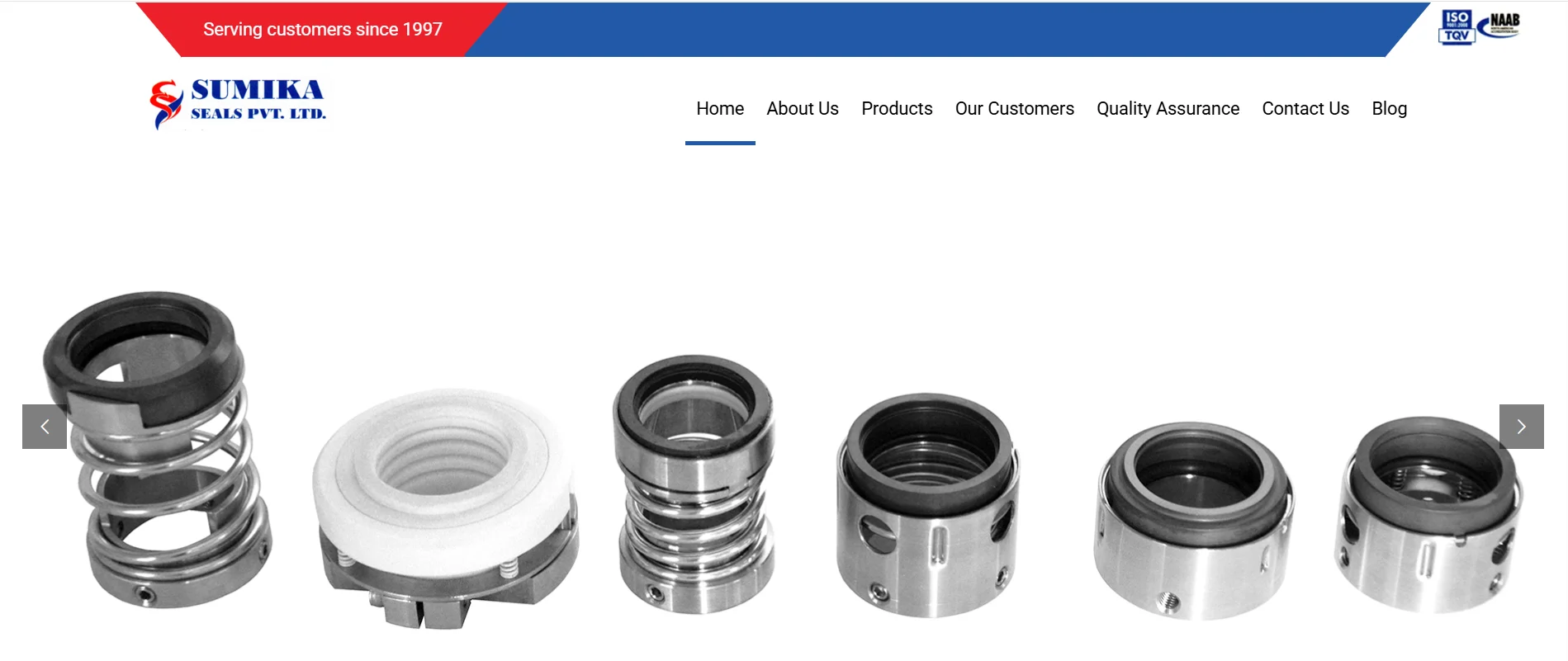 Sumika Seals is known for industrial sealing systems and mechanical seals in Gujarat.
