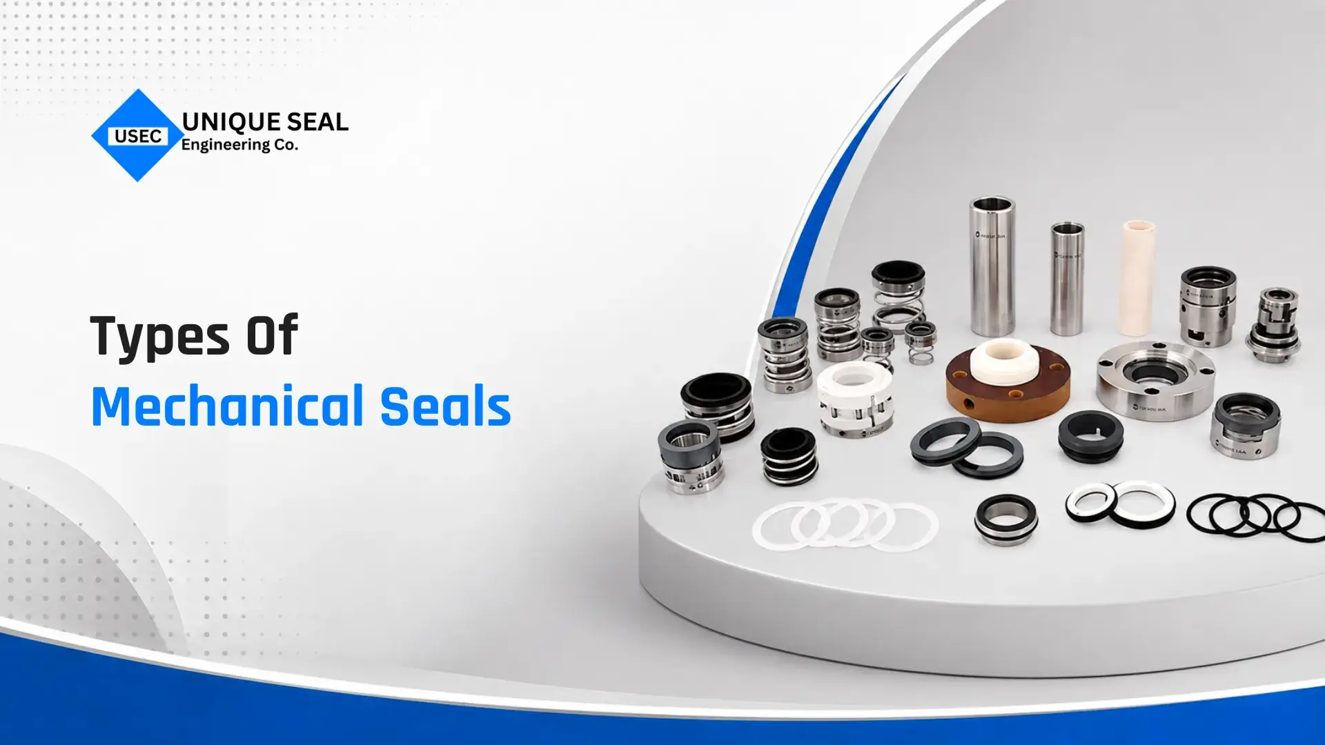 Types of mechanical seals used across pump and rotating equipment applications.