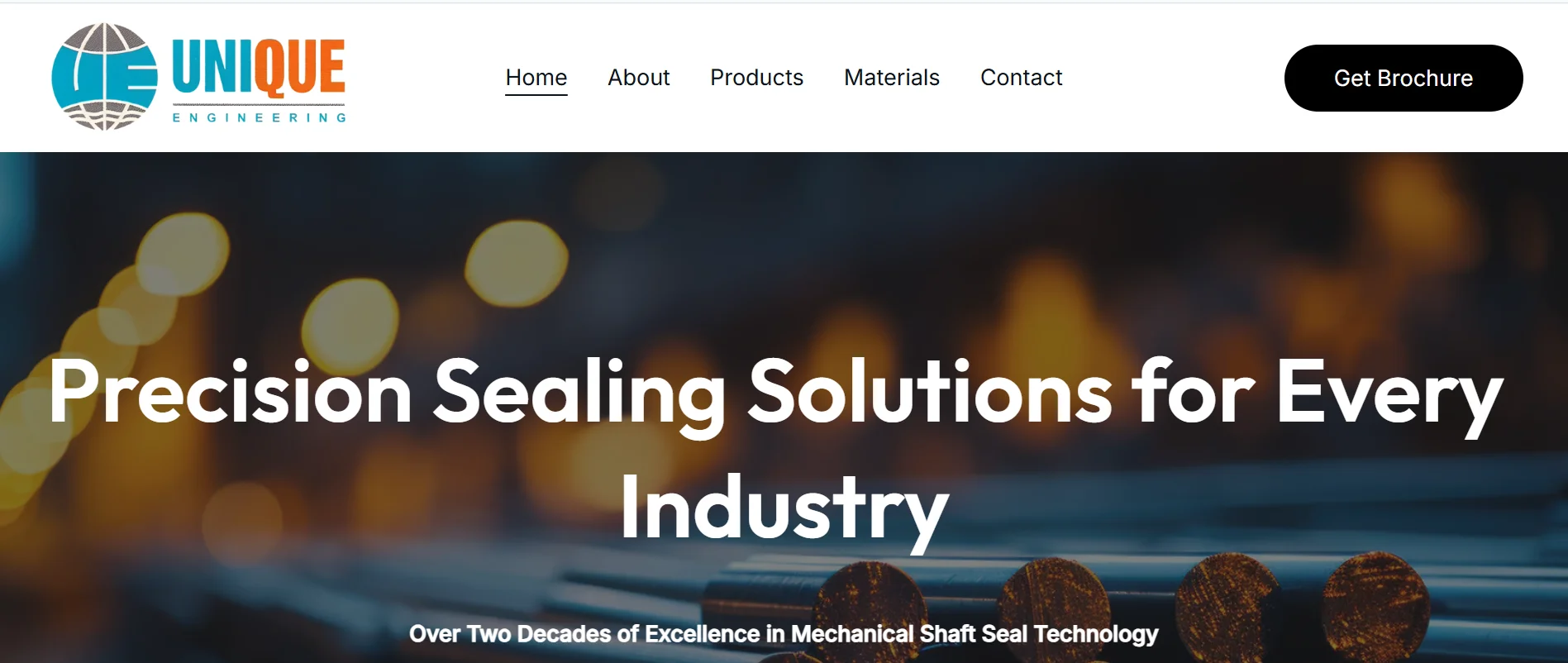 Unique Engineering is among mechanical face seal manufacturers in Coimbatore offering solutions for high pressure and temperature use.