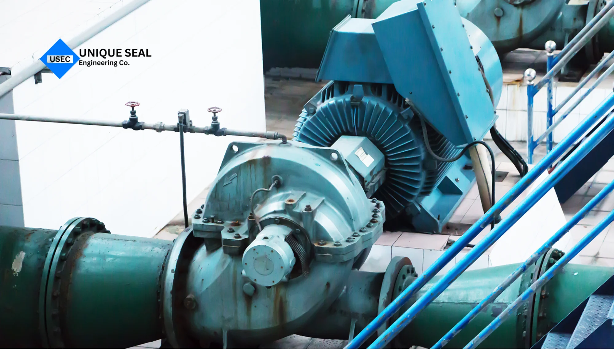 Mechanical seal pump showing working mechanism for smooth, leak-free pump operation.